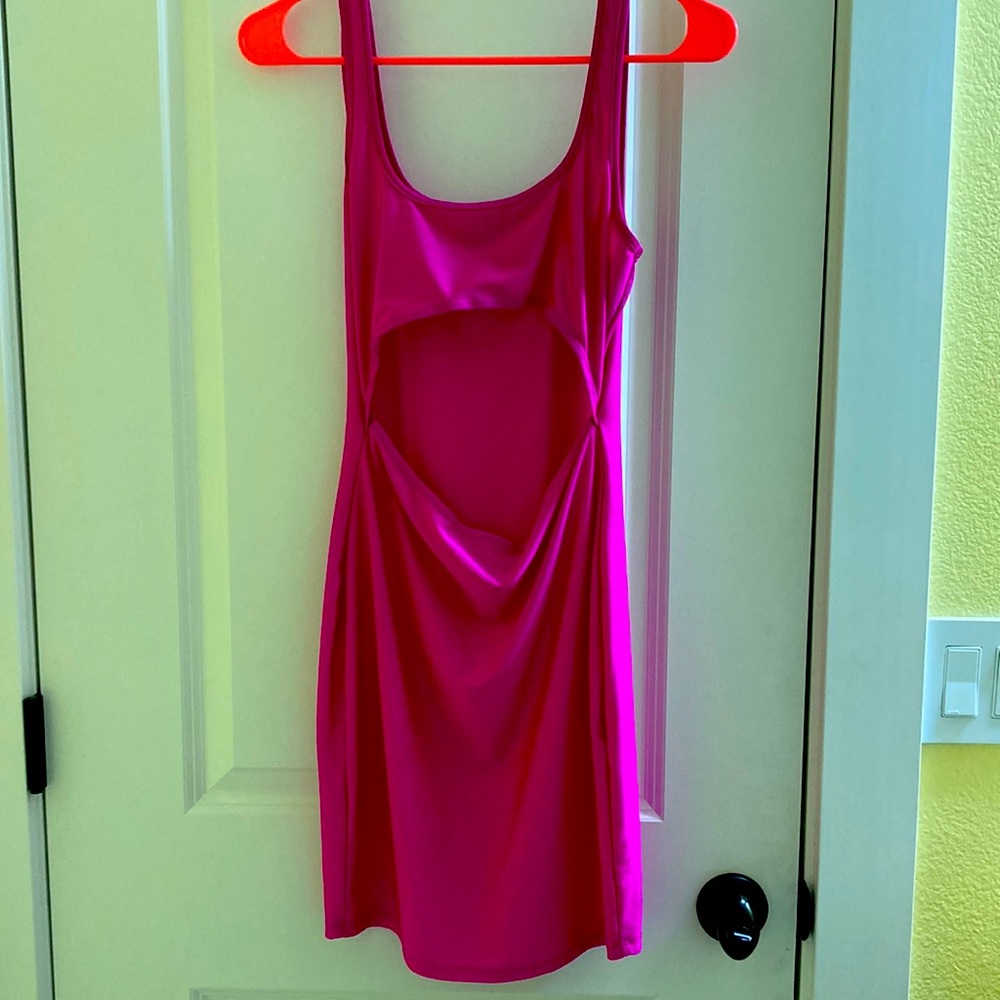 Pink Cutout Dress